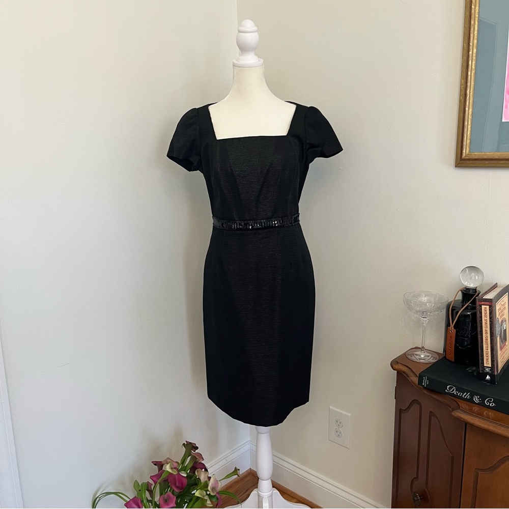 Carmen Marc Valvo black dress - size 10